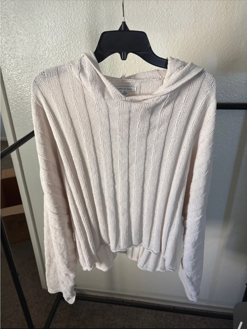 American Eagle Lightweight Cream Sweater